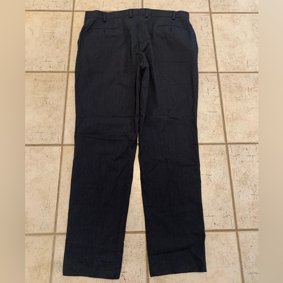 Calvin Klein 100% Wool P 42R Men's Dress Pants - Blue/Navy - Picture 4 of 7